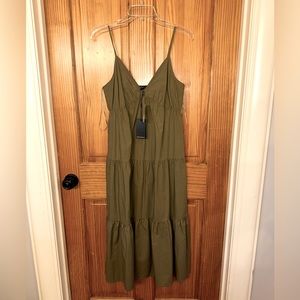 NWT Rails sz XS olive green sun dress